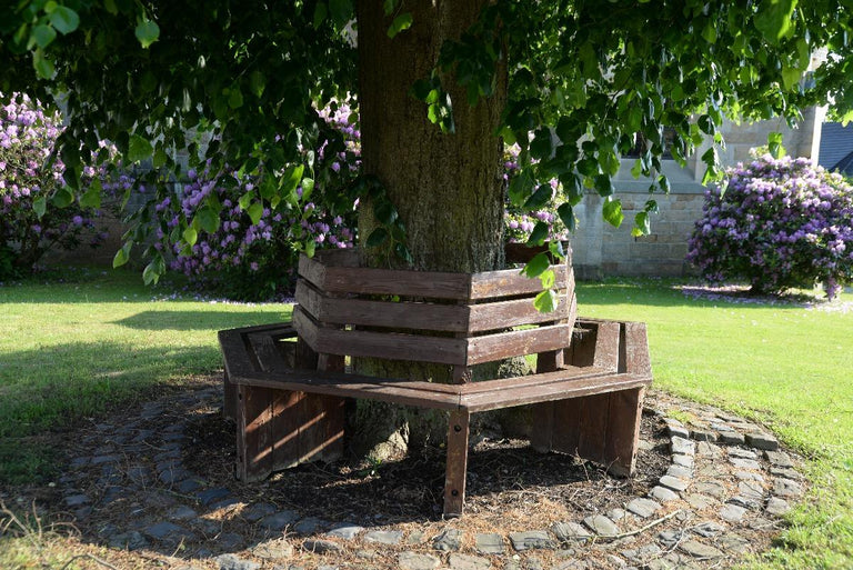 Maak zelf een ronde of halve boombank