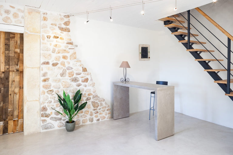 Zelf een betonnen tafel of meubel maken met beton ciré