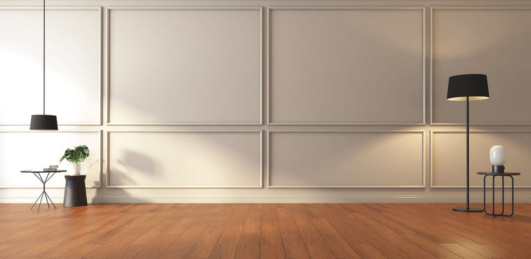 Zo maak je houten sierlijsten op de muur