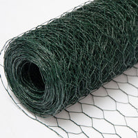 Dirickx TTX gaas zeskant maas 25mm groen 50cmx10m