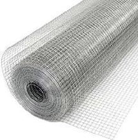 Dirickx Aravis gaas vierkant maas 13mm zilver 50cmx10m