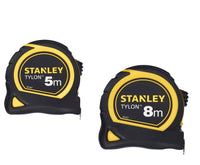 Stanley rolbandmaat set Tylon 5 meter + 8 meter