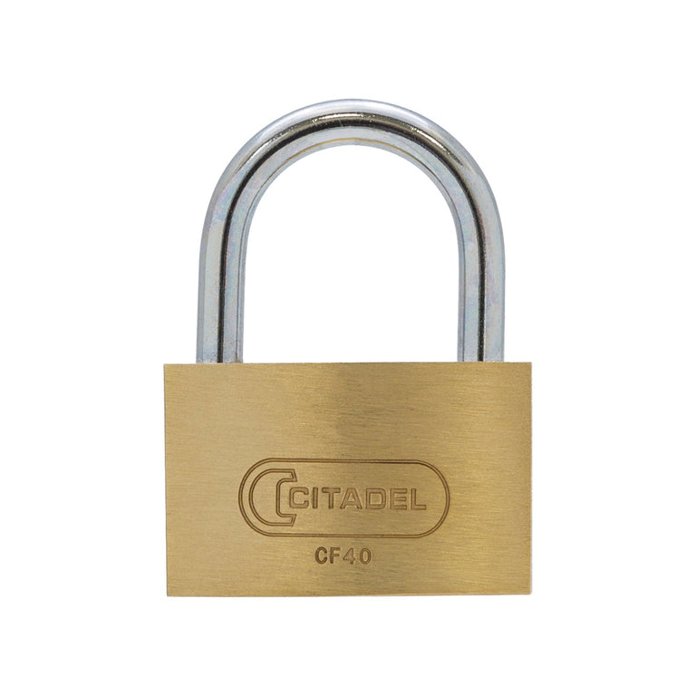 Citadel hangslot CF40 C messing 39,5x25x9,5mm