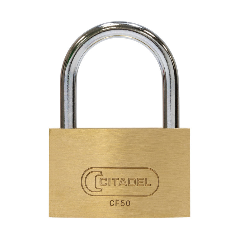 Citadel hangslot CF50 C messing 49x30,5x9,5mm