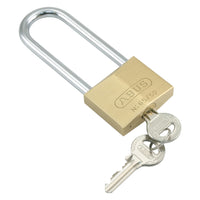 Abus cilinderhangslot hoog 65/40HB63 C messing 40x34x16mm