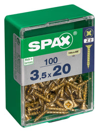 Spax schroef pozidrive verzinkt 3,5x20mm 100st