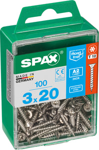 Spax A2 schroef T-star plus verzonken kop 3x20mm 100st