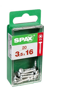Spax schroef T-star plus bolkop 3,5x16mm 20st