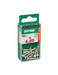 Spax schroef T-star plus bolkop 4x20mm 16st