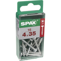 Spax schroef pozidrive bolkop 4x35mm 16st