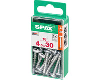 Spax schroef T-star plus bolkop 4,5x30mm 16st