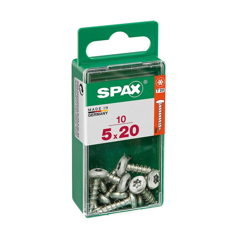 Spax schroef T-star plus bolkop 5x20mm 10st