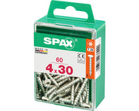Spax schroef T-star plus bolkop 4x30mm 60st