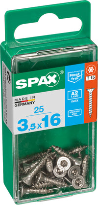 Spax A2 schroef T-star plus verzonken kop 3,5x16mm 25st