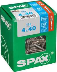 Spax A2 schroef T-star plus verzonken kop 4x40mm 125st