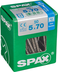 Spax A2 schroef T-star plus verzonken kop 5x70mm 50st