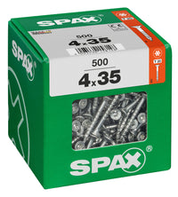 Spax schroef T-star plus verzonken kop 4x35mm 500st