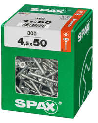Spax schroef T-star plus verzonken kop 4,5x50mm 300st