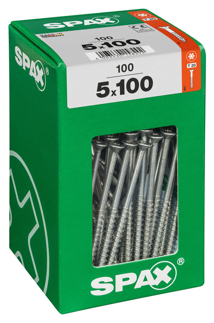 Spax schroef T-star plus verzonken kop 5x100mm 100st