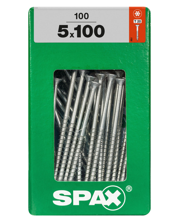 Spax schroef T-star plus verzonken kop 5x100mm 100st