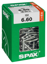 Spax schroef T-star plus verzonken kop 6x60mm 150st
