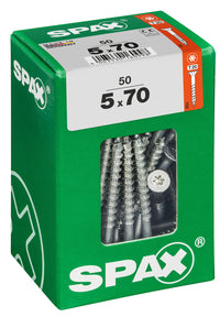 Spax schroef T-star plus verzonken kop 5x70mm 50st