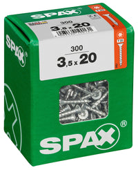 Spax schroef T-star plus verzonken kop 3,5x20mm 300st