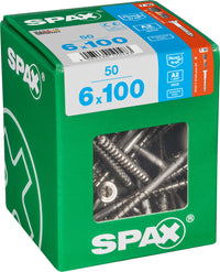 Spax A2 schroef T-star plus verzonken kop 6x100mm 50st