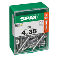 Spax schroef T-star plus verzonken kop 4x35mm 50st