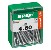 Spax schroef T-star plus verzonken kop 4x60mm 30st
