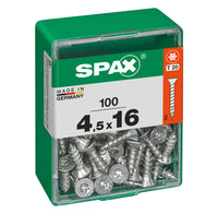 Spax schroef T-star plus verzonken kop 4,5x16mm 100st