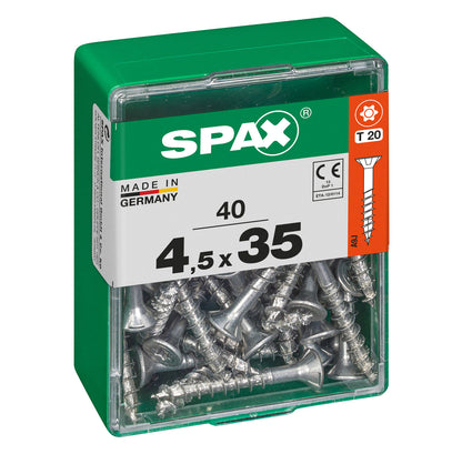 Spax schroef T-star plus verzonken kop 4,5x35mm 40st