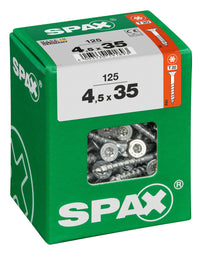 Spax schroef T-star plus verzonken kop 4,5x35mm 125st