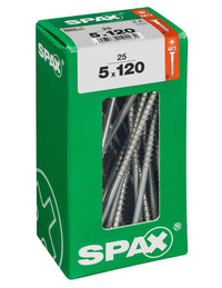 Spax schroef T-star plus verzonken kop 5x120mm 25st