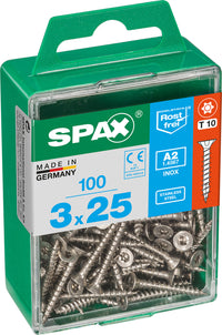 Spax A2 schroef T-star plus verzonken kop 3x25mm 100st
