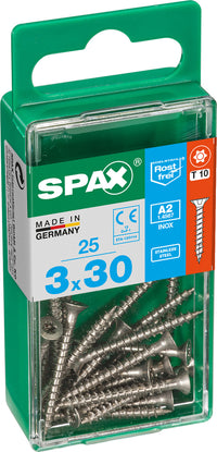 Spax A2 schroef T-star plus verzonken kop 3x30mm 25st