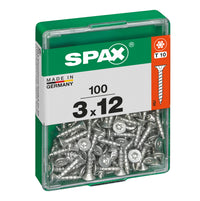 Spax schroef T-star plus verzonken kop 3x12mm 100st