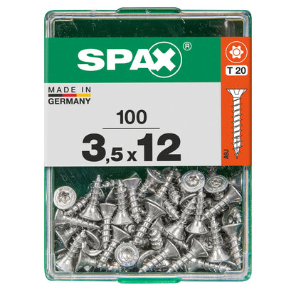 Spax schroef T-star plus verzonken kop 3,5x12mm 100st