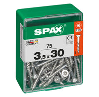 Spax schroef T-star plus verzonken kop 3,5x30mm 75st