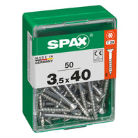 Spax schroef T-star plus verzonken kop 3,5x40mm 50st