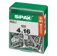 Spax schroef T-star plus verzonken kop 4x16mm 100st