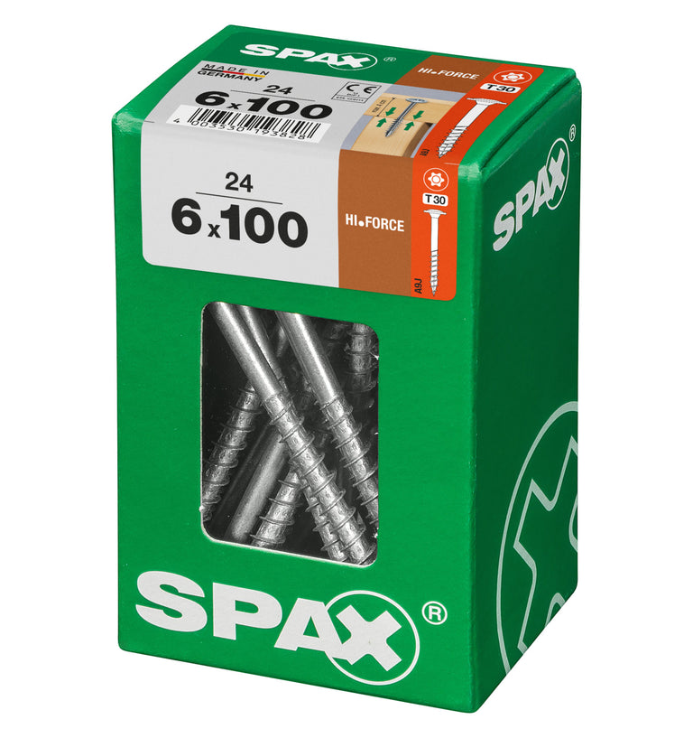 Spax HI.Force schroef T-star plus discuskop 6x100mm 24st