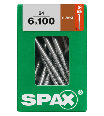 Spax HI.Force schroef T-star plus discuskop 6x100mm 24st