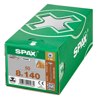 Spax HI.Force schroef T-star plus discuskop 8x140mm 50st