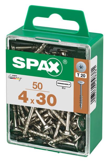 Spax achterwandschroef T-star plus discuskop 4x30mm 50st