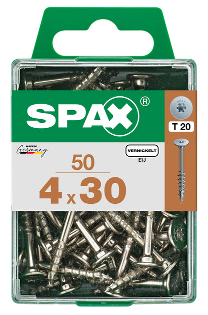 Spax achterwandschroef T-star plus discuskop 4x30mm 50st