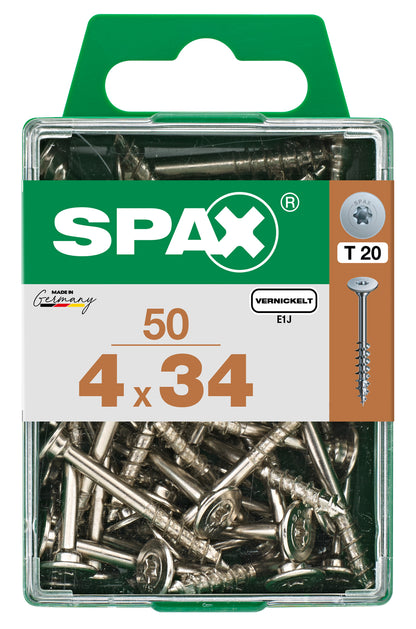 Spax achterwandschroef T-star plus discuskop 4x34mm 50st