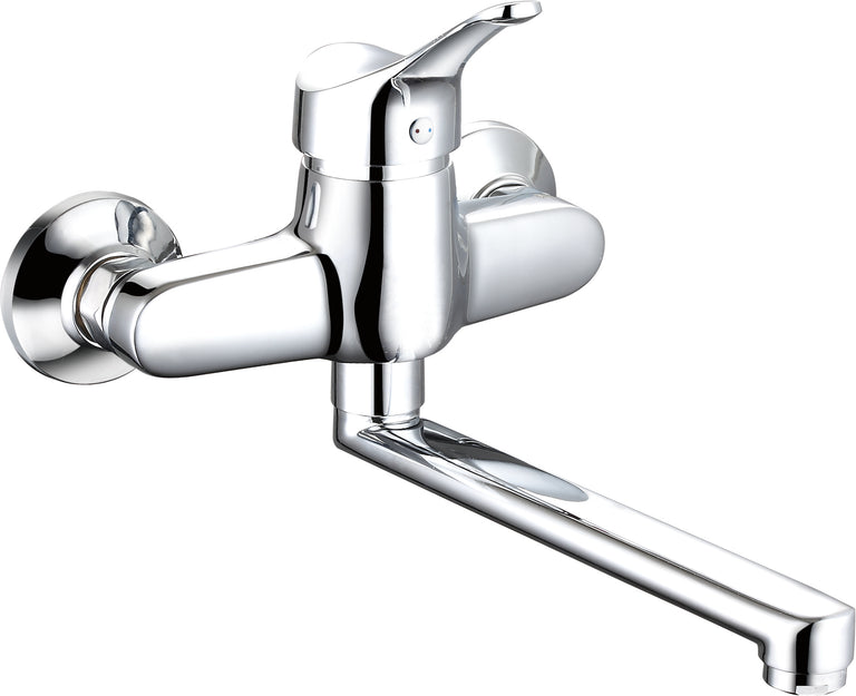 Schutte Attica keukenmengkraan met hendel chroom