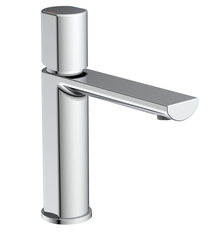 Schutte  wastafelkraan chroom met hendel