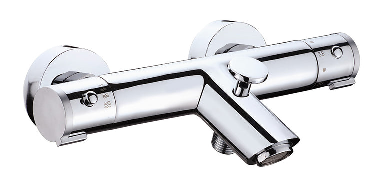 Schutte London thermostaatkraan bad chroom 15cm